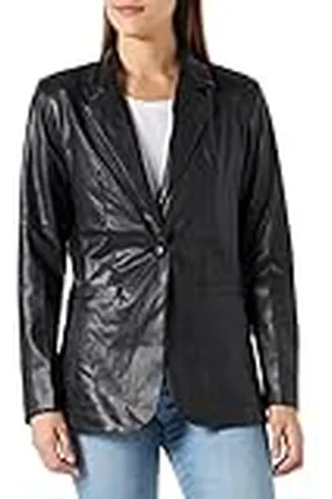 Pieces® PCNICOLE LS PU Blazer, , XS