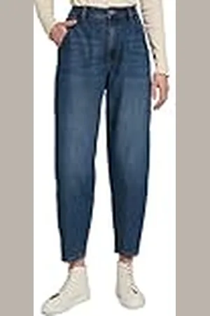 TOM TAILOR Dames Barrel Mom Fit Vintage jeansbroek 1030939, , M