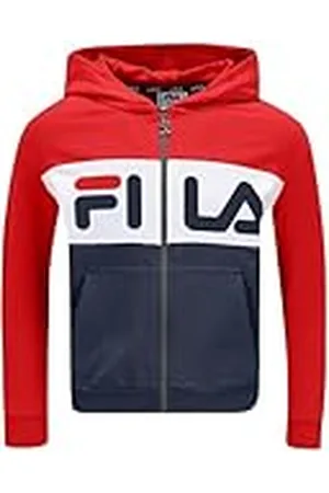 Fila Unisex Baar-ebenhausen Hooded Zip Jacket voor kinderen, , 122-128