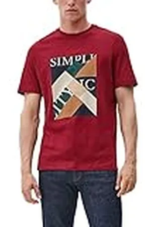 QS by s.Oliver Heren T-shirt met korte mouwen, , M