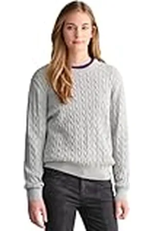 GANT Shield Cotton Cable C-Neck Pullover voor kinderen, uniseks, , 134/140 cm