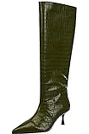 L37 Handmade Shoes Dames Somebody Told ME Knee High Boot, Green, 36 EU