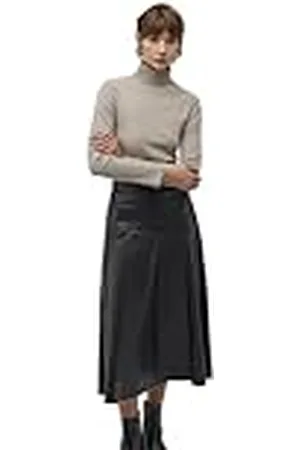 Mavi Dames HIGH Collar Jersey Shirt, Mourning Dove, S, , S