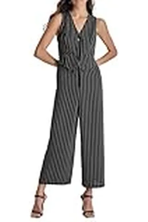 DKNY Dames mouwloos vest jumpsuit jurk, , 40