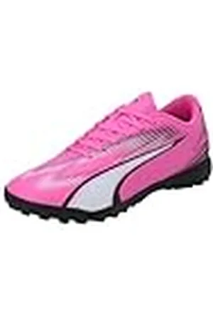 PUMA Unisex Ultra Play TT Voetbalschoen, Poison Roze Wit Zwart, 10 UK, Poison Pink White Zwart, 44.5 EU