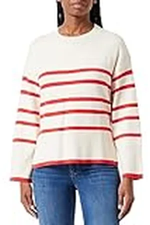 VERO MODA Dames Vmsaba Ls O-Neck Stripe Pullover Ga Noos L/S Gebreide stof, , M