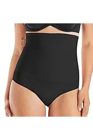 Maidenform Dames vetvrije dressing hoge taille vormende controle onderbroek, Zwart, XXL