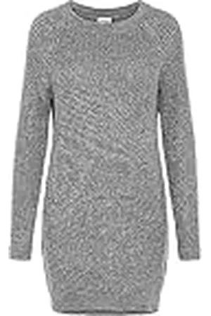Noisy May Nmsiesta L/S gebreide jurk met ronde hals, , XS