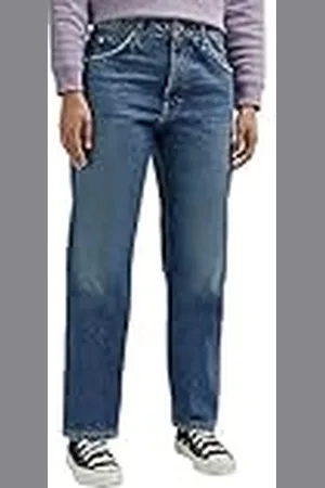 Lee Rider Classic Straight Jeans voor dames, , 32W x 33L