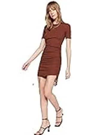 Trendyol Dames Mini Bodycon Slim fit gebreide jurk, , XL, , XL