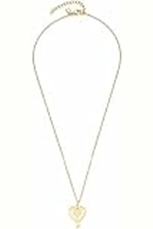 Leonardo Leonardo Jewels Halskette Jetta CIAO für Damen aus Edelstahl IP Gold, mit Schlüssel und Herz Anhänger, Länge: 45cm + 5cm, 23306