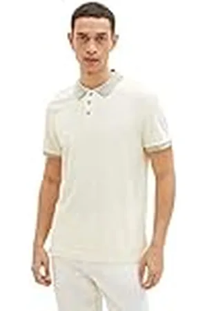 TOM TAILOR Poloshirt voor heren, 18592, vintage beige, 3XL