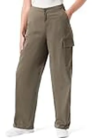 Calvin Klein Jeans Vrouwen geborsteld katoen cargo broek J20J224965, Cargo, grijs, 30W, , 30W