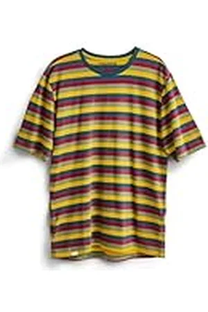 Fjällräven Heren Outdoor gestreept T-shirt van biologisch katoen, Flag Stripe, XS, , XS