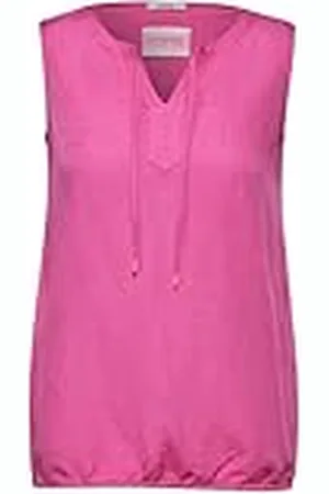 CECIL Linen_Solid T-shirt voor dames, , M