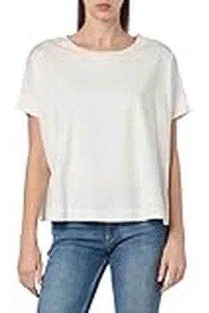Geox Woman W T-shirt T-shirts Brilliant White_XL, , XL