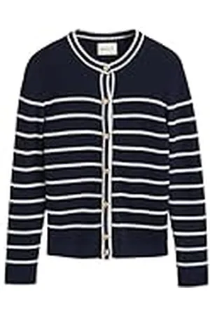 GANT Geribbeld Breton Cardigan, , L