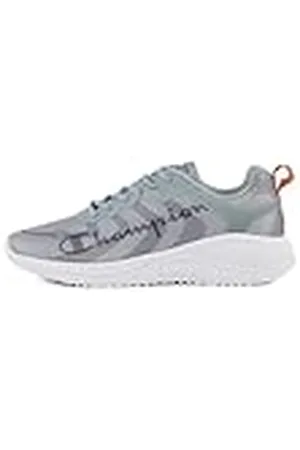 Champion Syphon Script Low herensneakers, grijs/oranje (ES006), 42,5 EU, , 42.5 EU