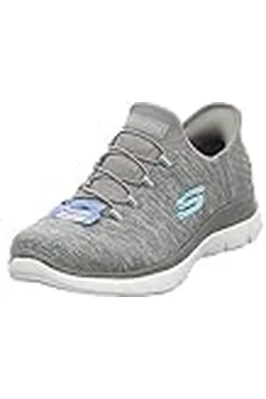 Skechers Summits Dazzling HAZ gymschoenen voor dames, elastisch, ademend, Metallic , 38.5 EU