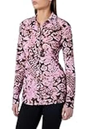 Pinko CERERE Shirt Jersey Print Coral Scanner, , XXL