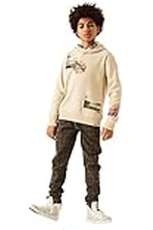 Garcia Kids Jongens Sweater Sweatshirt, Ivory, 128/134
