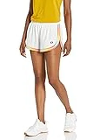 Champion Dames 8,9 cm Varsity Print Shorts, wit/meerkleurig, XX-Large