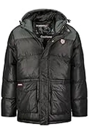Geographical Norway Cisar Herenparka, lang, warm, herfst, winter, waterdicht, waterafstotend, bontjas, outdoor, winddichte jas, heren ( , XL), , XL