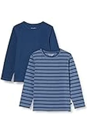 Minymo Basic T-shirt met lange mouwen voor jongens, , 104 cm