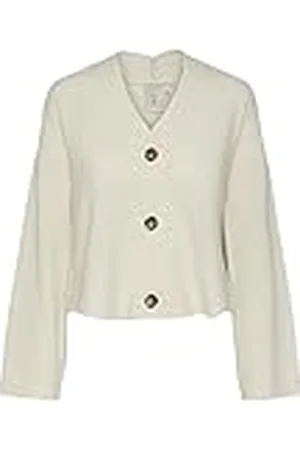 Y.A.S Dames frido Ls Wide Knit Cardigan S. Noos gebreide jas, , L