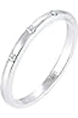 Elli DIAMONDS Ring Damesring met Diamant (0.045 ct) in 925 Sterling