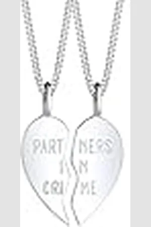 Elli Damesketting met hanger 925_sterling_zilver 0110522417_45-45 cm lengte, 45 cm, Sterling zilver, Geen edelsteen