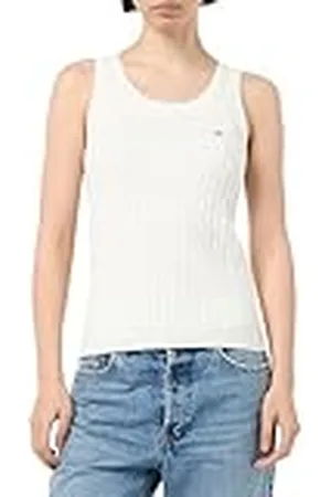 GANT Stretch Cotton KABLE TANK TOP, , M