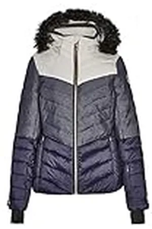 Killtec Ski-jack dames Brinley - winterjas dames - sportieve damesjas met skipaszak - warme jas voor de winter - waterdicht