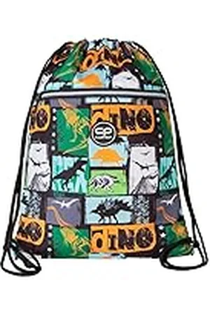 Coolpack Jurassic Sporttas met trekkoord, uniseks, kinderen, eenheidsmaat, Meerkleurig, Eén maat