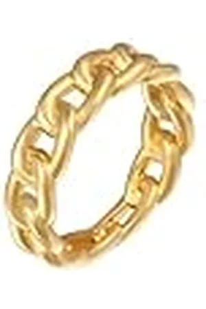 Elli Ring Dames Band Schakels Kettingoptiek Trend Goudkleurig