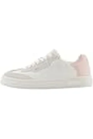 Armani Exchange Londen sneakers voor dames, off-white + light roze, 35 EU, , 35 EU