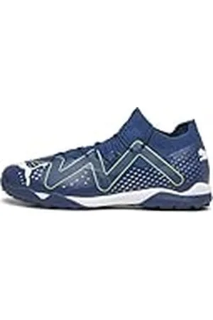 PUMA Future Match Tt voetbalschoen voor heren, Perzisch Blauw Wit Pro Groen, 44 EU