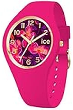 Ice-Watch ICE flower Fuschia blossom - dameshorloge met siliconen band - 021738 (Small +)