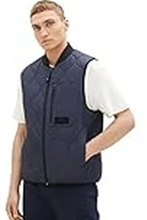 TOM TAILOR TOM TAILOR-denim Denim gewatteerd herengilet met bomberkraag
