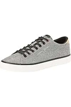 Tommy Hilfiger Heren TH HI Vulc Low Chambray gevulkaniseerde sneaker, , 6.5 UK, , 40 EU
