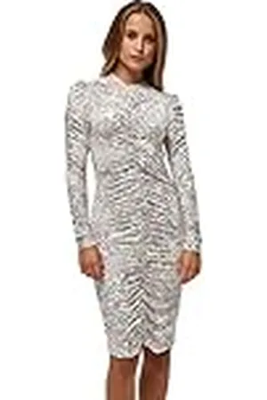 Minus Dames Rovia Jersey Casual Jurk, Kleur Blend Paisley Print, S
