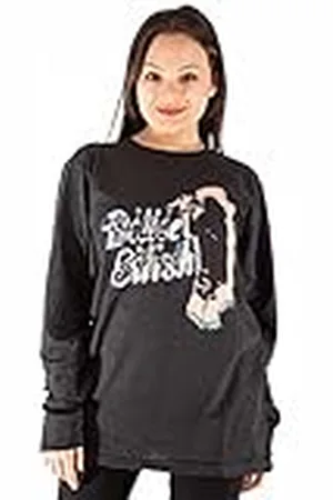 Billie Eilish T-shirt Neon Logo Officiële Unisex Houtskool Lange Mouw, , M