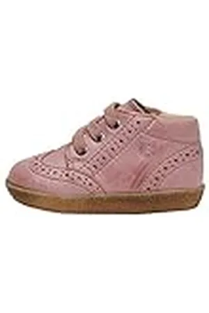 Falcotto Cupido-veterschoen van geborsteld nappaleer met brogue-patroon, , 18 EU