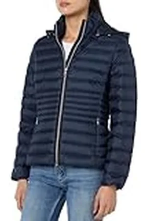 Geox Woman D JAYSEN DOWN JACKETS NAVY BLAZER_38, , 32