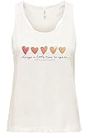 ONLY Onlhenny Life Reg S/L Tank Top Box JRS, , M