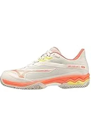 Mizuno Vrouwen Golf Exceed Light 2 Tennis, SnwWht/FusnCorl/SSpring, 6 UK, , 39 EU
