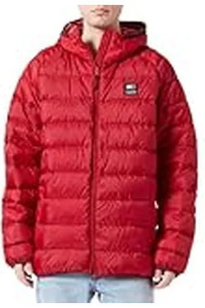 Tommy Hilfiger Heren Tjm Hooded Lt Donsjack Ext Donsjassen, XS, Rood, , L
