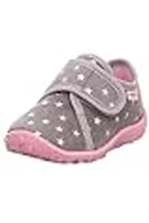 Superfit Baby Mädchen SPOTTY Hausschuhe, GRAU 2100
