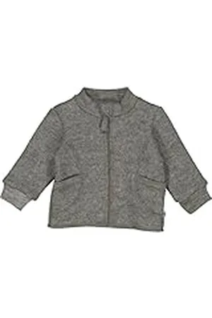 Müsli By Green Cotton Wool Boiled Fleece Jacket voor babymeisjes, , 56-62