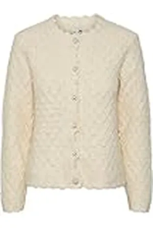 Y.A.S Bubble Ls Knit Cardigan S. Noos, , S
